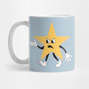 Retro Starboy Angry Face Mug